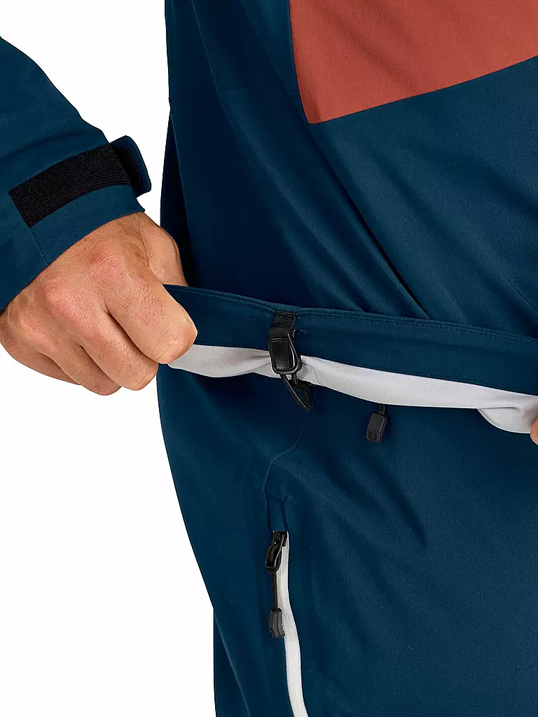 ORTOVOX | Herren Tourenjacke Westalpen 3L Hoodie | Azul oscuro