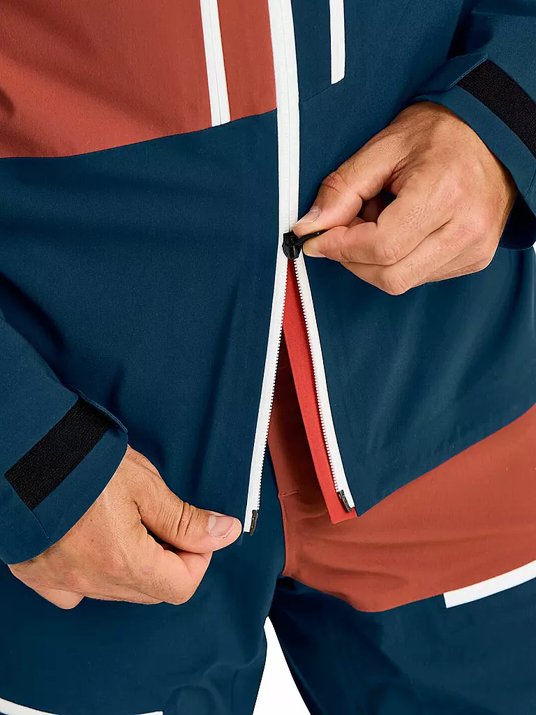 ORTOVOX | Herren Tourenjacke Westalpen 3L Hoodie | Azul oscuro