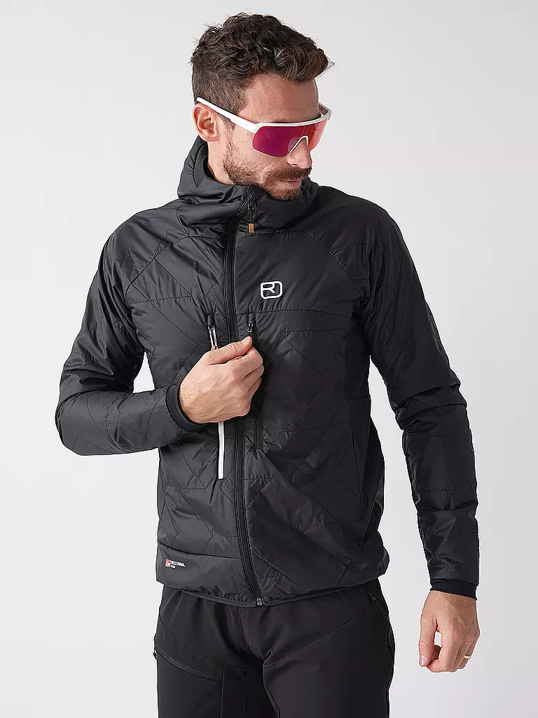 ORTOVOX | Isojacke Piz Boé Swisswool para hombre | Negro