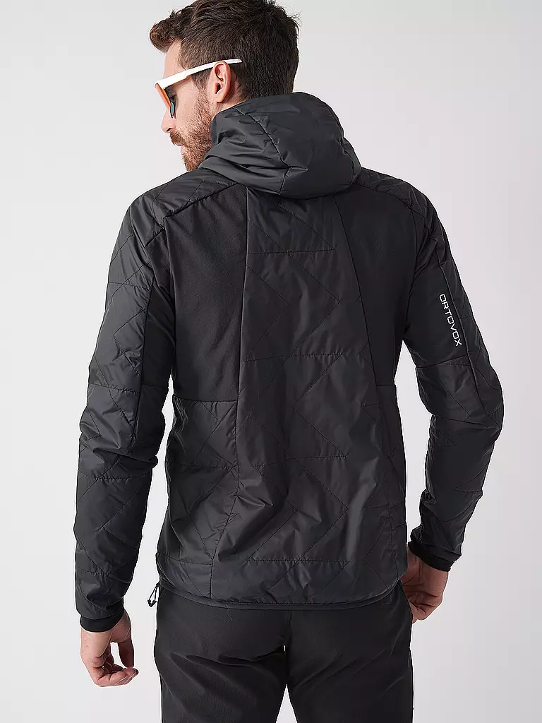 ORTOVOX | Isojacke Piz Boé Swisswool para hombre | Negro