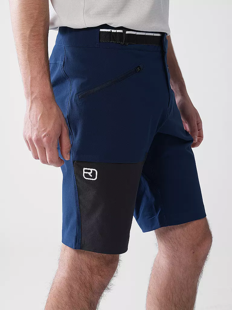 ORTOVOX | Pantalón corto softshell Brenta para hombre | Azul oscuro