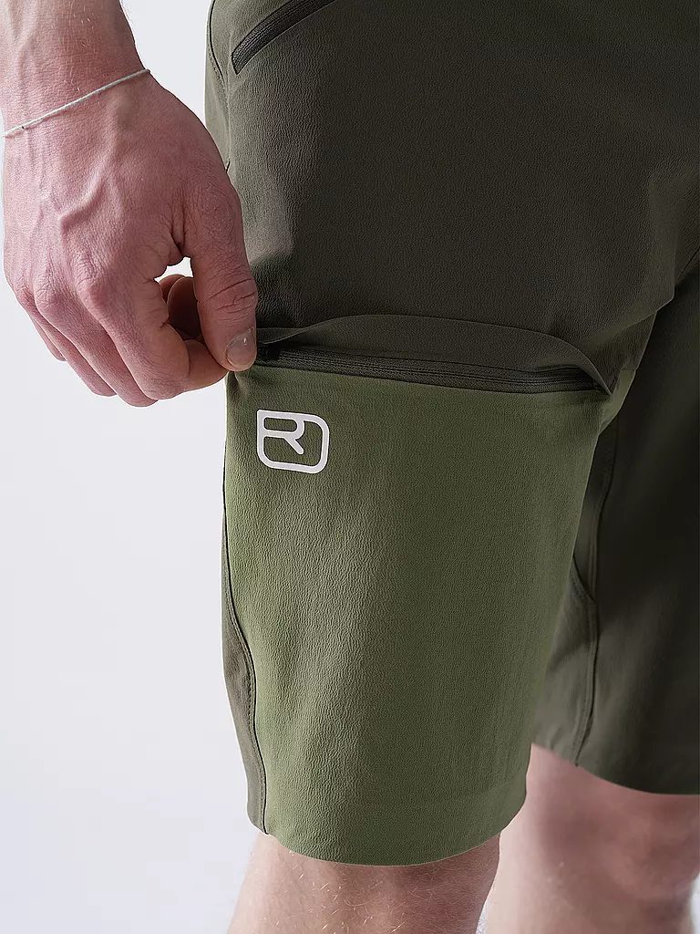 ORTOVOX | Pantalón corto softshell Brenta para hombre | Oliva