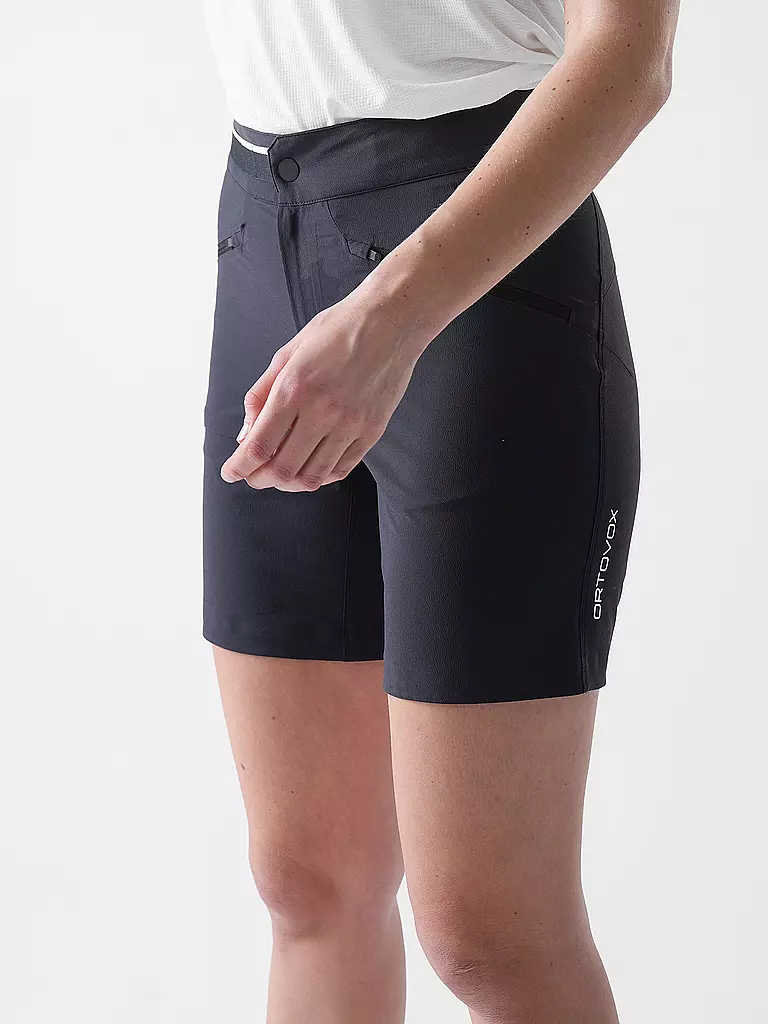 ORTOVOX | Pantalón corto softshell Brenta para mujer | Negro