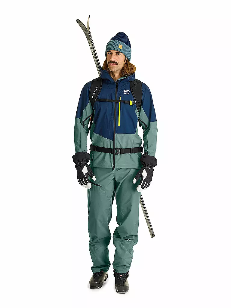 ORTOVOX | Pantalón de esquí de travesía Mesola para hombre | Petróleo