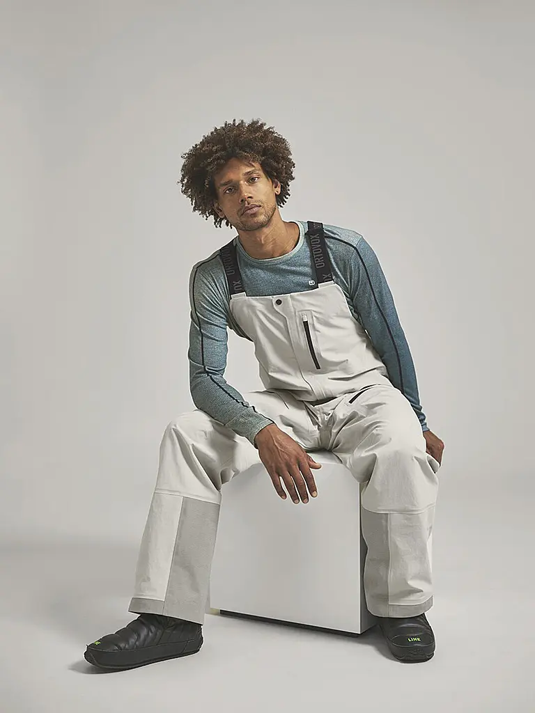 ORTOVOX | Pantalón de esquí de travesía para hombre Ravine Plus 3L BIB | 