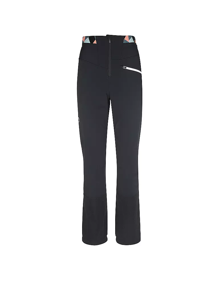ORTOVOX | Pantalón de esquí de travesía softshell para mujer Punta Berrino Stretch | Negro