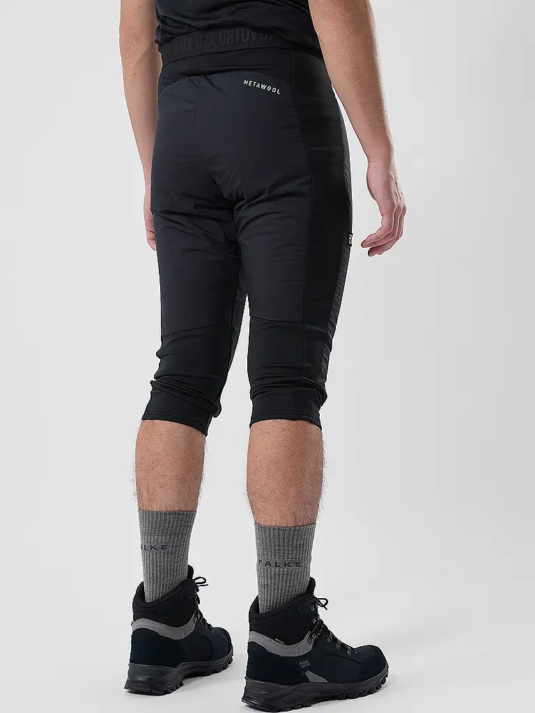 ORTOVOX | Pantalón híbrido interior para hombre RAVINE METAWOOL 60 3/4 | Negro