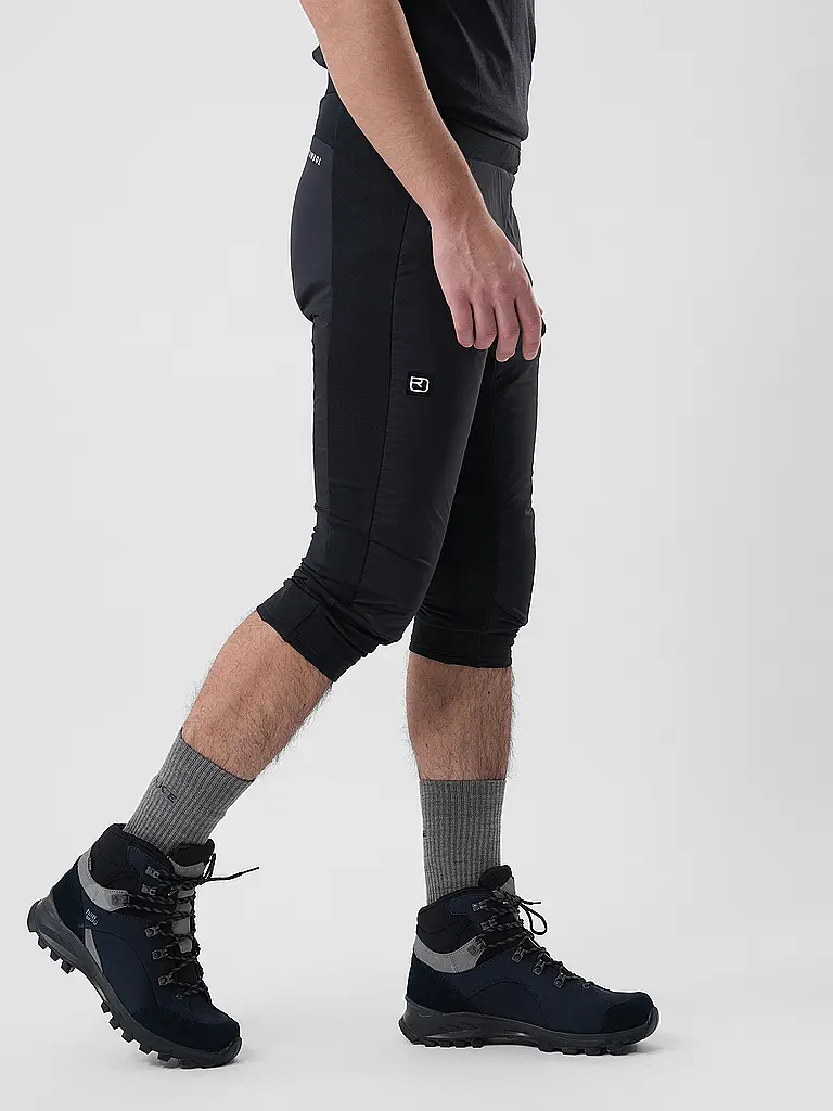 ORTOVOX | Pantalón híbrido interior para hombre RAVINE METAWOOL 60 3/4 | Negro