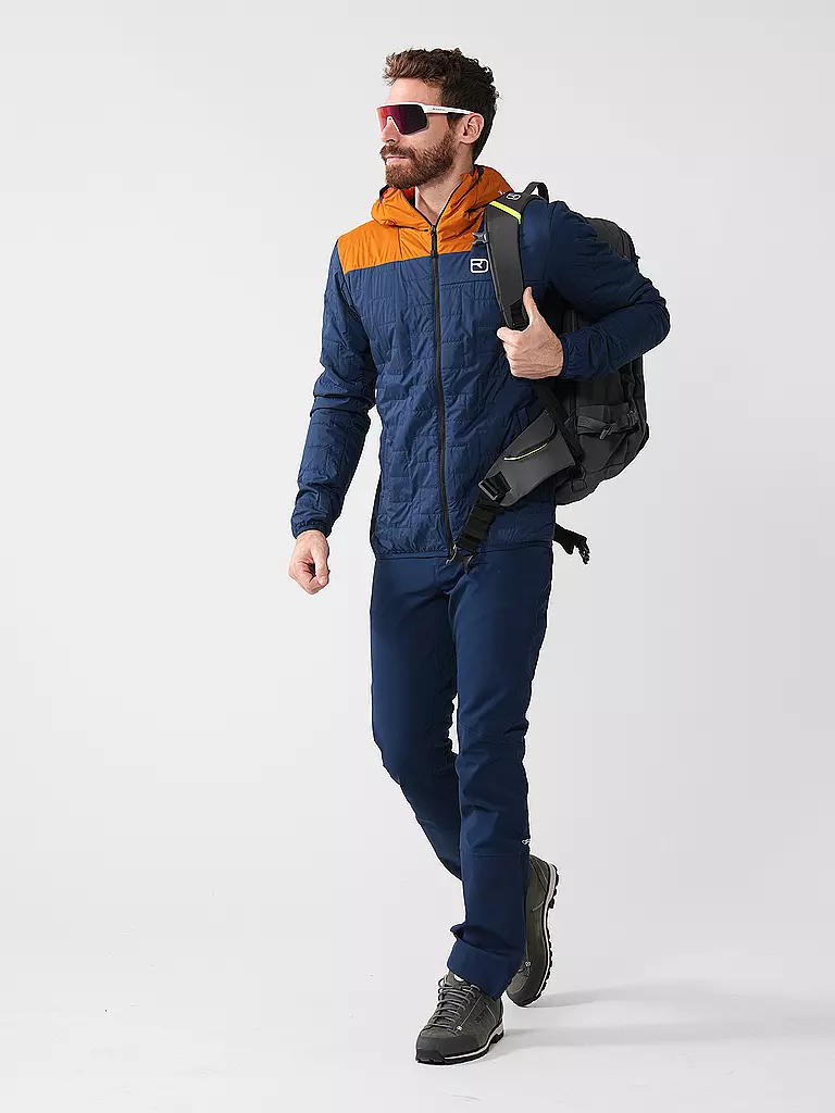 ORTOVOX | Pantalón softshell de travesía Col Becchei para hombre | Azul oscuro