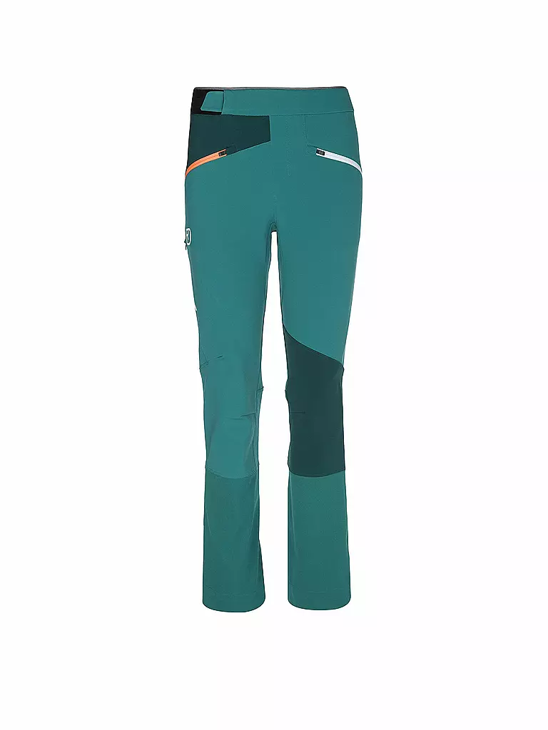 ORTOVOX | Pantalón softshell de travesía para mujer Col Becchei | Petróleo