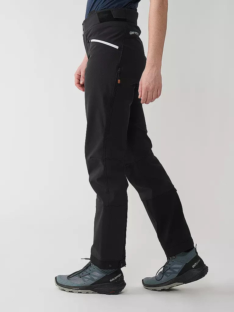 ORTOVOX | Pantalón softshell de travesía Pizol para mujer | Negro