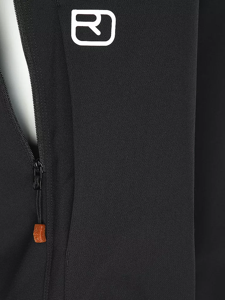 ORTOVOX | Pantalón softshell de travesía Pizol para mujer | Negro