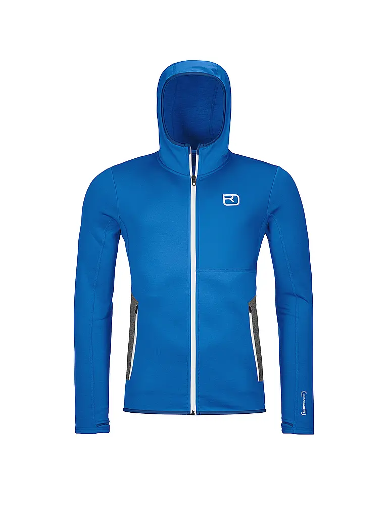 ORTOVOX | Sudadera con capucha y forro polar para hombre | Azul