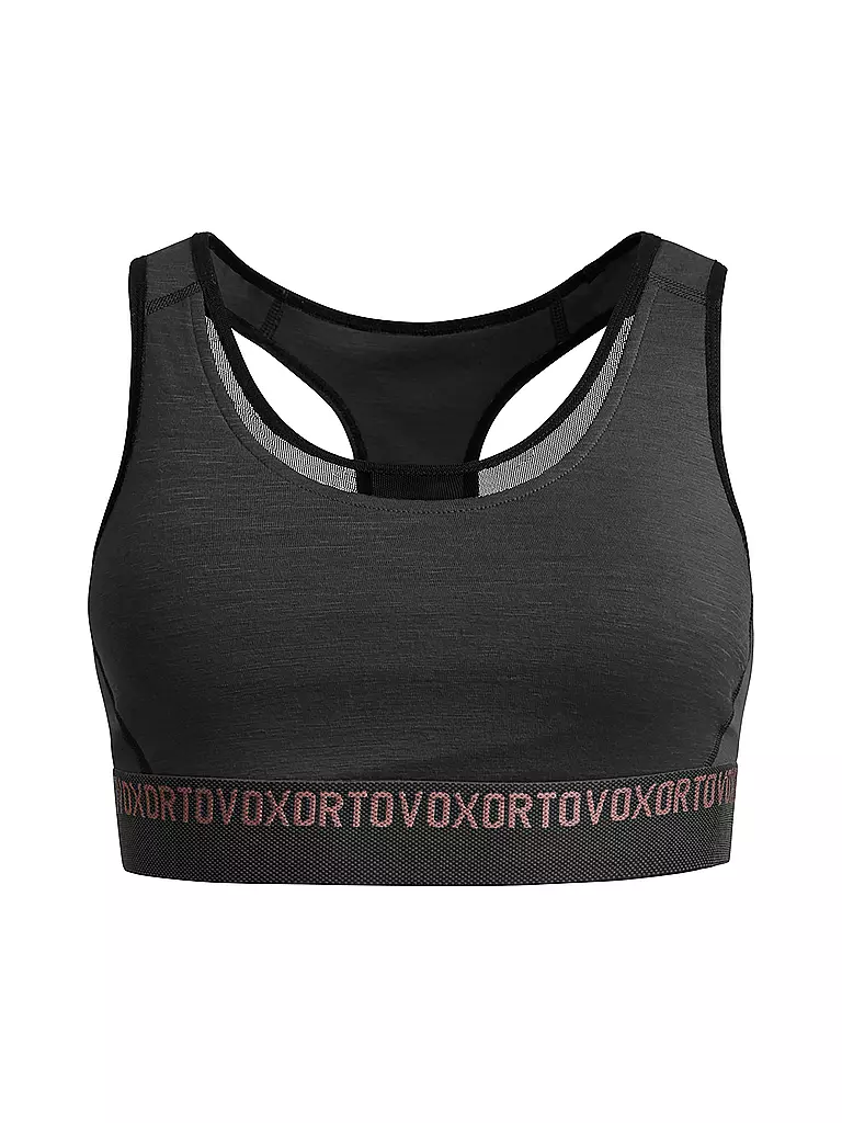ORTOVOX | Top deportivo de mujer 185 Rock'n'Wool | Negro