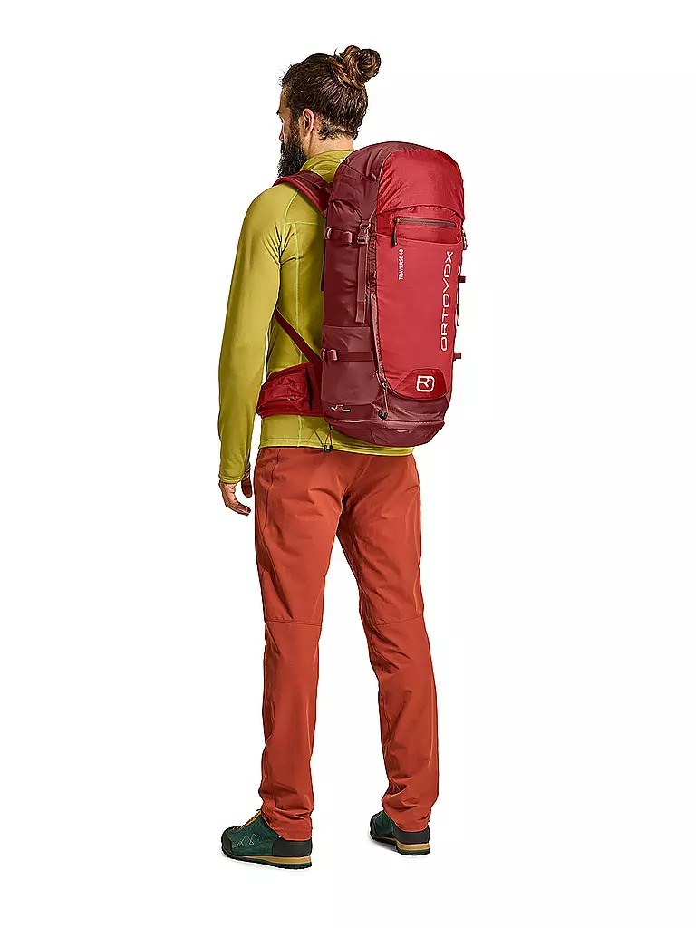 ORTOVOX | Wanderrucksack Traverse 40 | Rojo oscuro