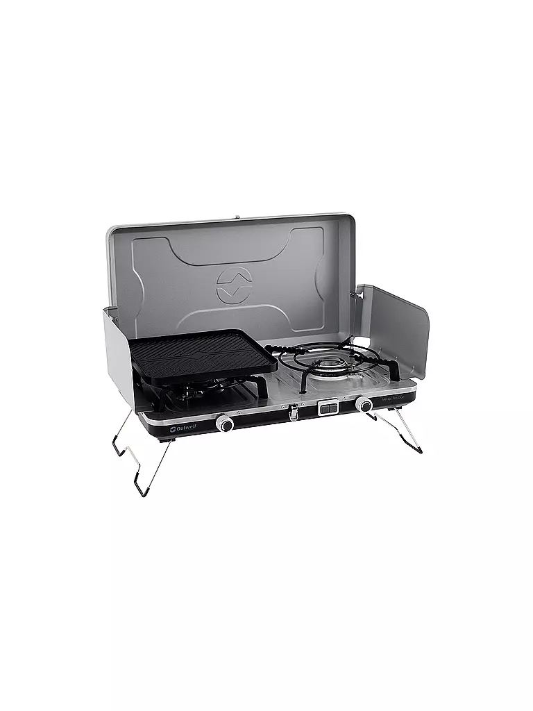 OUTWELL | Cocina de gas Merapi Pro Duo Deluxe | Plata