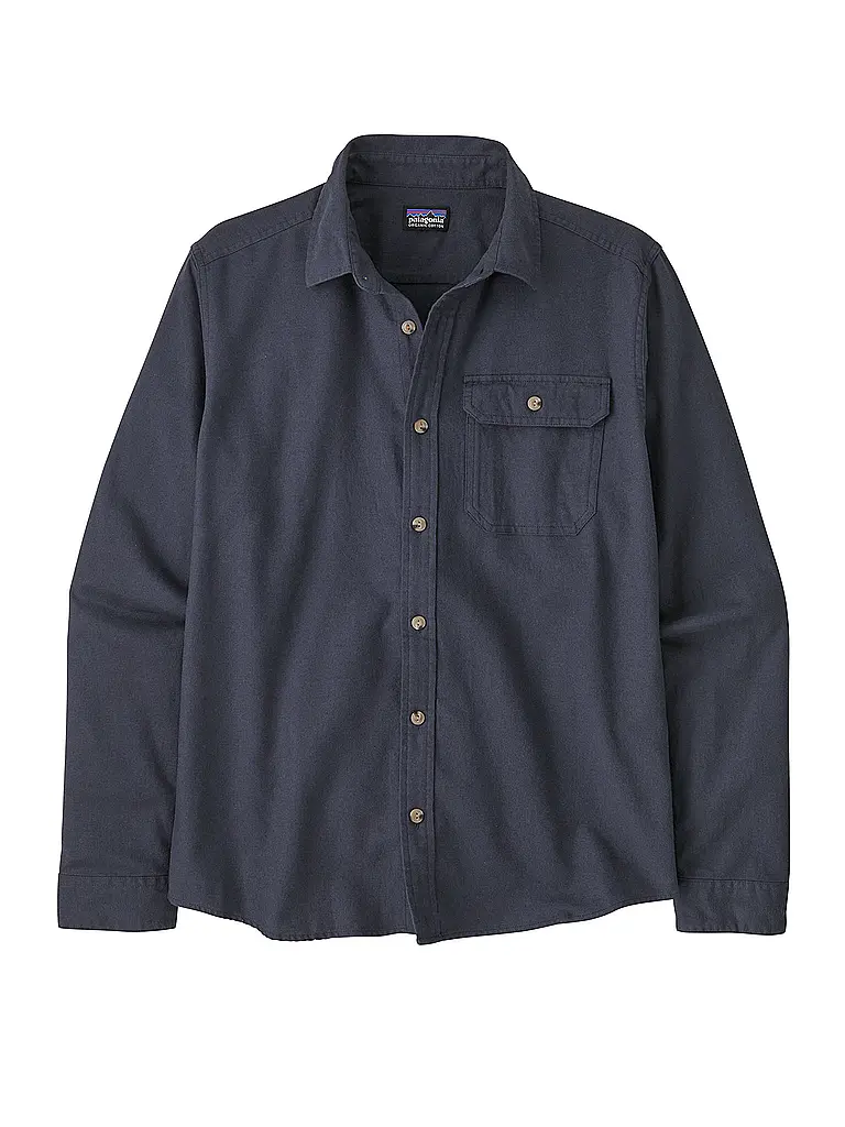 PATAGONIA | Camisa de hombre Cotton in Conversion Lightweight Fjord Flannel | Azul oscuro