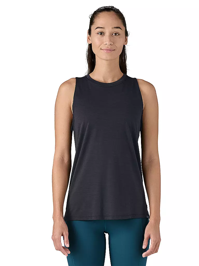 PATAGONIA | Camiseta de tirantes funcional para mujer Capilene® Cool Merino Blend | Negro
