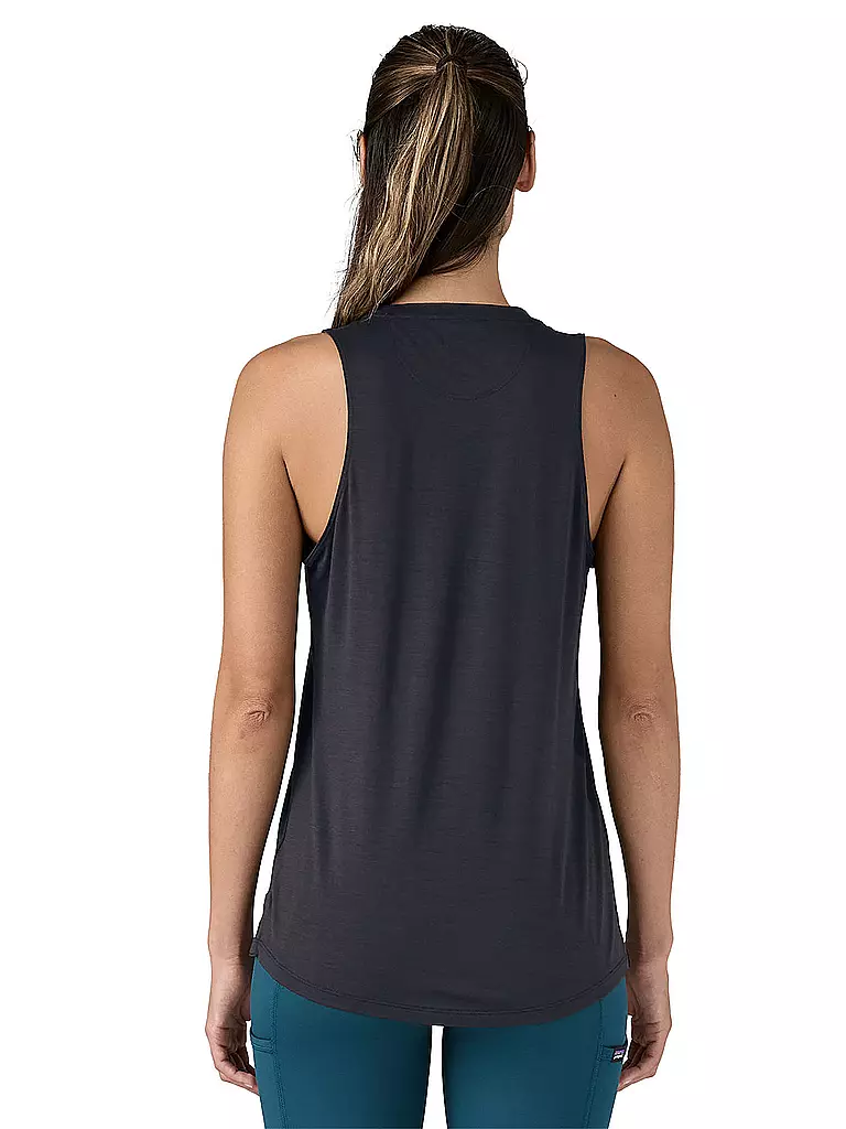 PATAGONIA | Camiseta de tirantes funcional para mujer Capilene® Cool Merino Blend | Negro