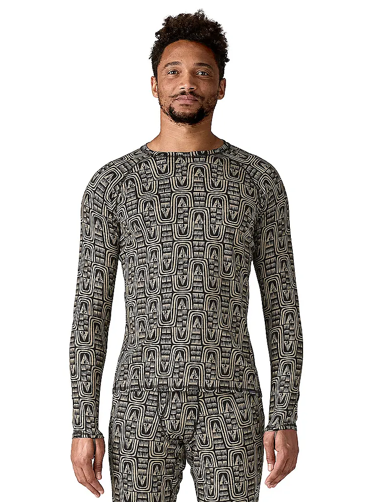 PATAGONIA | Camiseta funcional de hombre Capilene® Midweight Crew | Camel