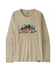 PATAGONIA | Camiseta funcional de manga larga para mujer Capilene® Cool Daily Graphic | Beige