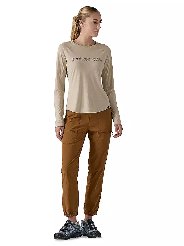 PATAGONIA | Camiseta funcional de mujer Cap Cool Trail Grap | Beige