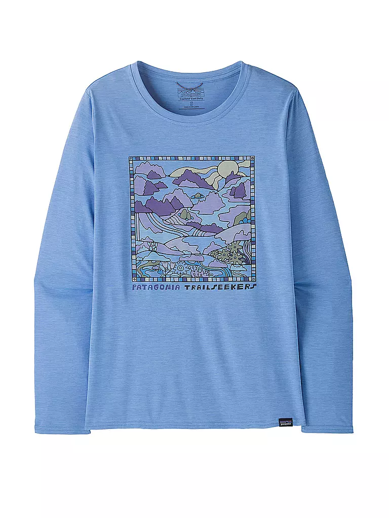 PATAGONIA | Camiseta funcional de mujer Capilene® Cool Daily Graphic | Azul claro