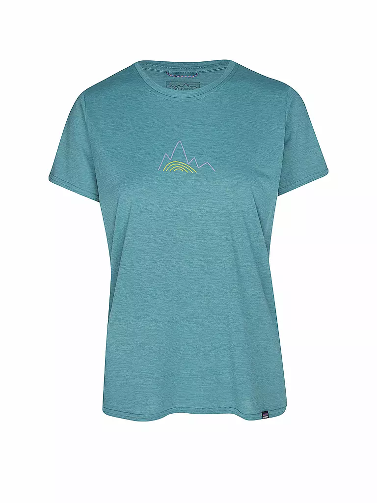 PATAGONIA | Camiseta funcional de mujer Capilene® Cool Daily Graphic | Petróleo