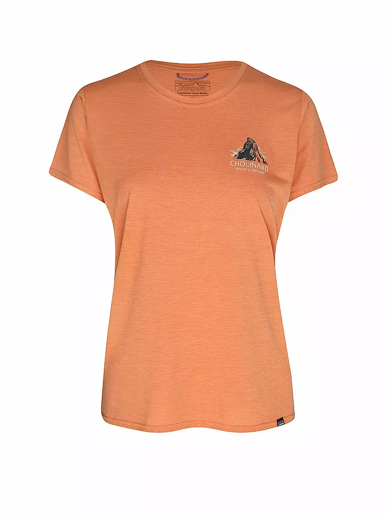 PATAGONIA | Camiseta funcional de mujer Capilene® Cool Daily Graphic | Naranja