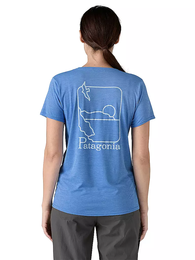 PATAGONIA | Camiseta funcional de mujer Capilene® Cool Daily Graphic | Azul