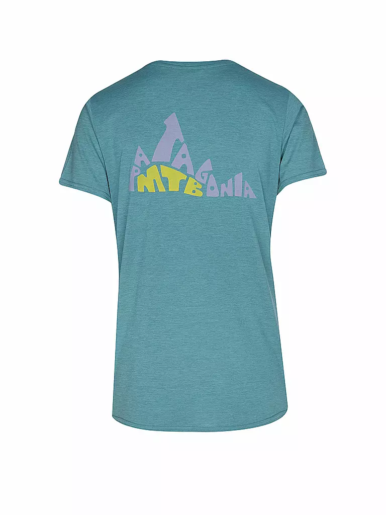 PATAGONIA | Camiseta funcional de mujer Capilene® Cool Daily Graphic | Petróleo