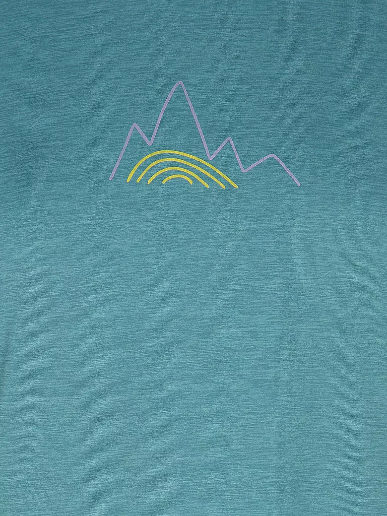 PATAGONIA | Camiseta funcional de mujer Capilene® Cool Daily Graphic | Petróleo