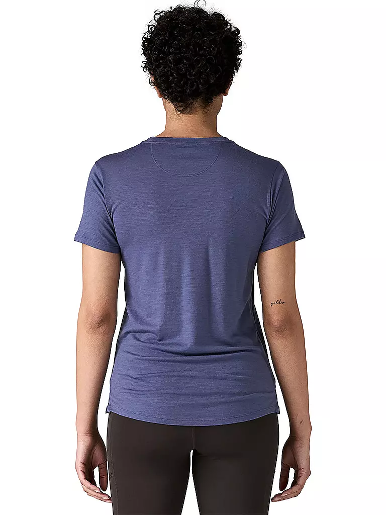 PATAGONIA | Camiseta funcional de mujer Capilene® Cool Merino Graphic | Lila