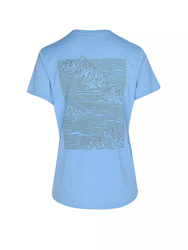 PATAGONIA | Camiseta funcional de mujer Capilene Cool Daily Graphic | Azul