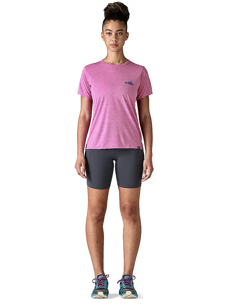 PATAGONIA | Camiseta funcional de mujer Capilene Cool Daily Graphic | Rosa