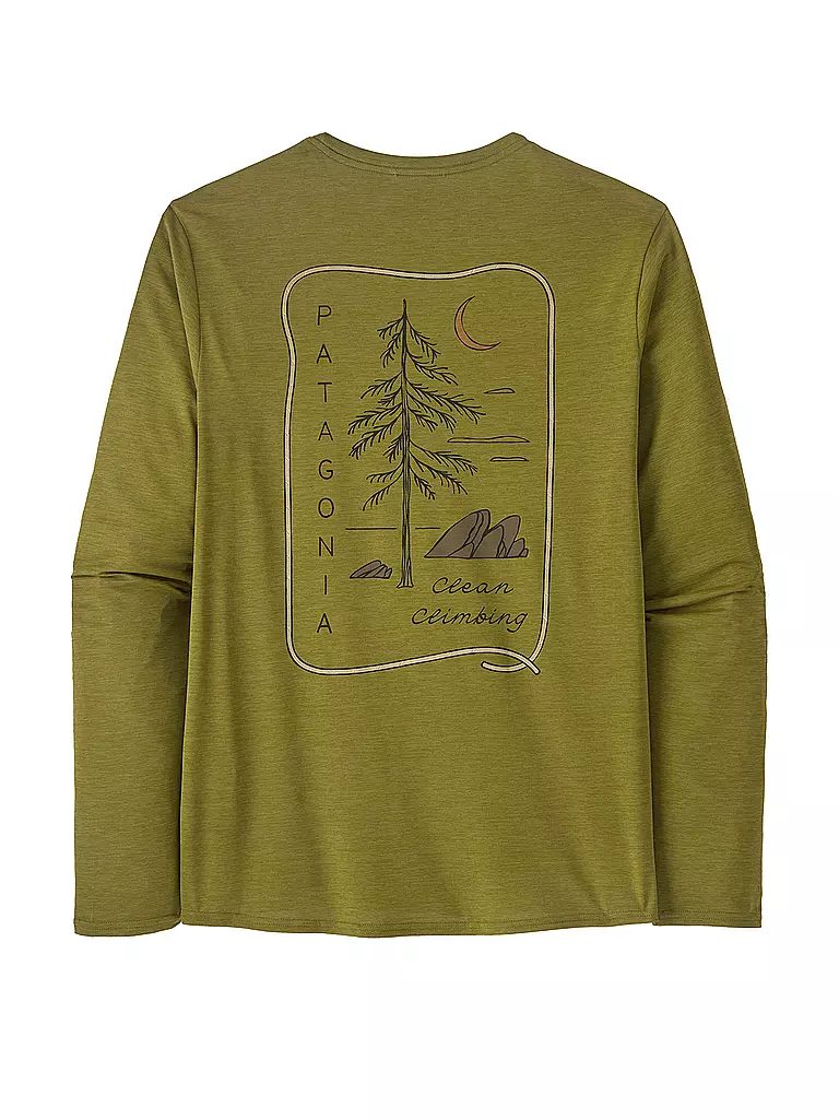PATAGONIA | Camiseta funcional para hombre Capilene® Cool Daily Graphic | Oliva