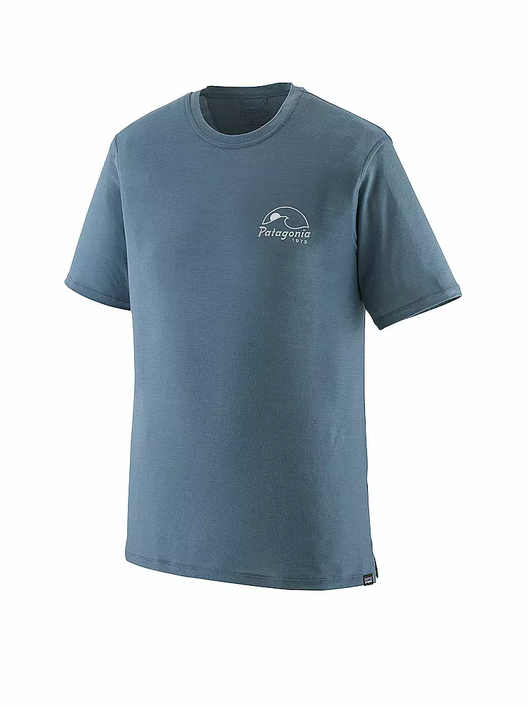 PATAGONIA | Camiseta funcional para hombre Capilene® Cool Merino Graphic | Azul oscuro