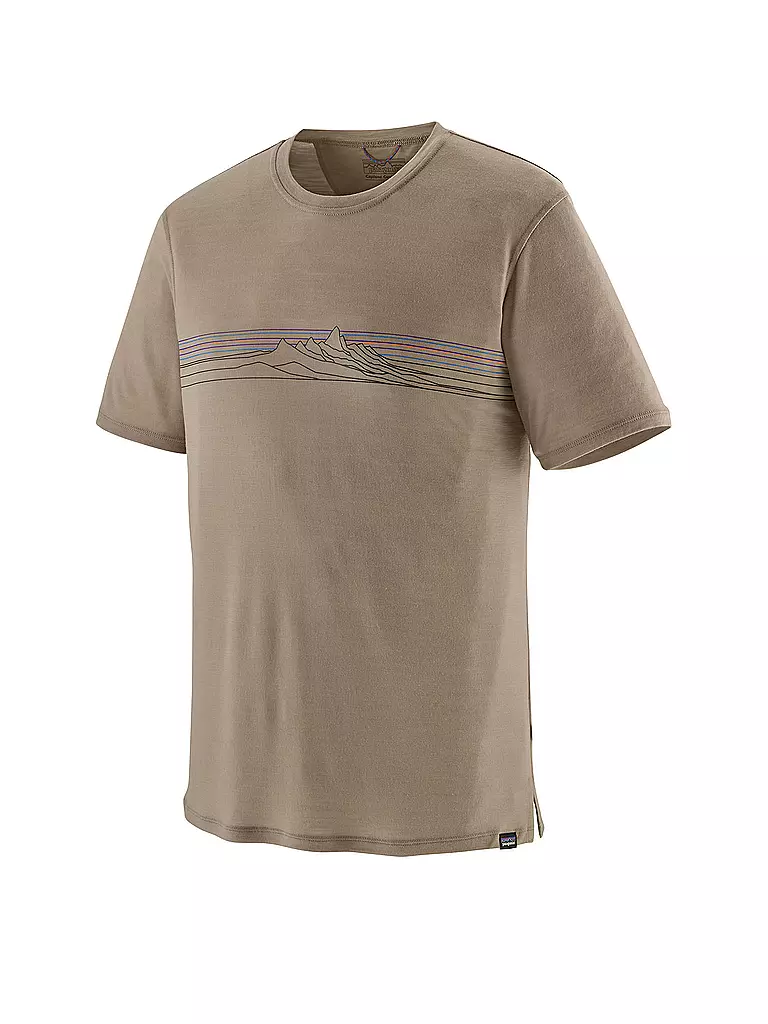 PATAGONIA | Camiseta funcional para hombre Capilene® Cool Merino Graphic | Camel