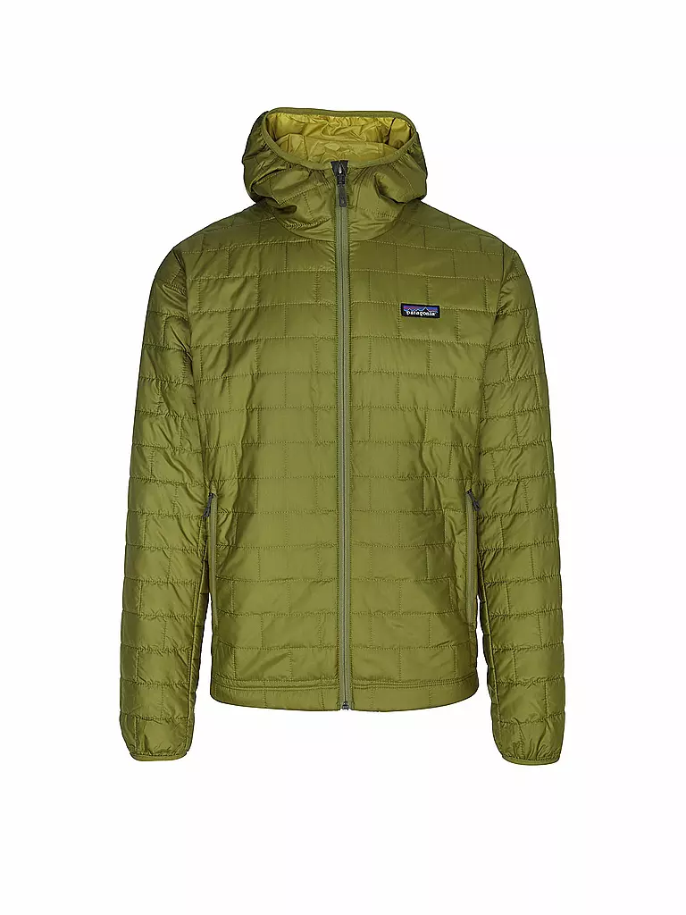 PATAGONIA | Chaqueta aislante con capucha Nano Puff® para hombre | Oliva