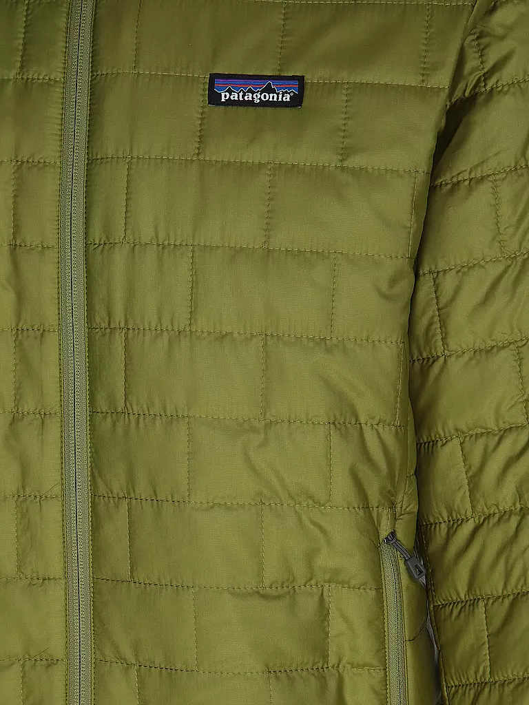 PATAGONIA | Chaqueta aislante con capucha Nano Puff® para hombre | Oliva