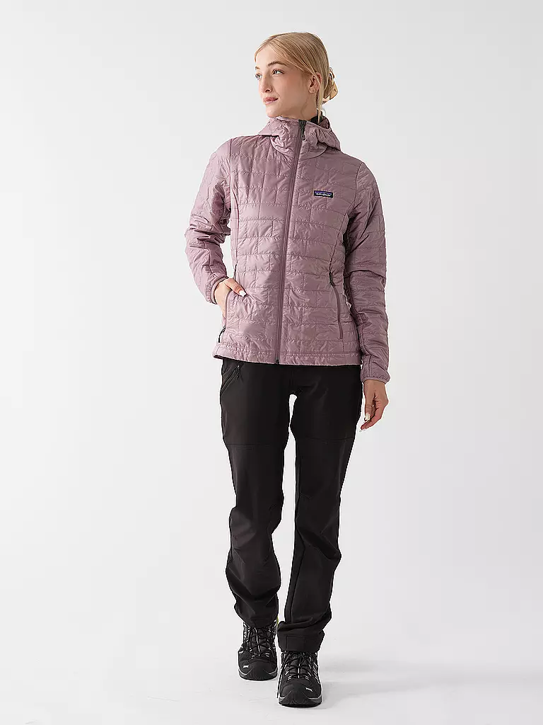 PATAGONIA | Chaqueta aislante con capucha Nano Puff® para mujer | Rosa