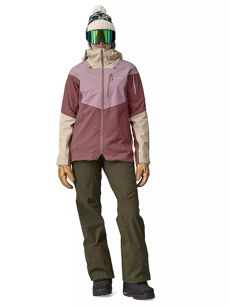 PATAGONIA | Chaqueta de esquí de travesía para mujer Snowdrifter 3L con capucha | Baya