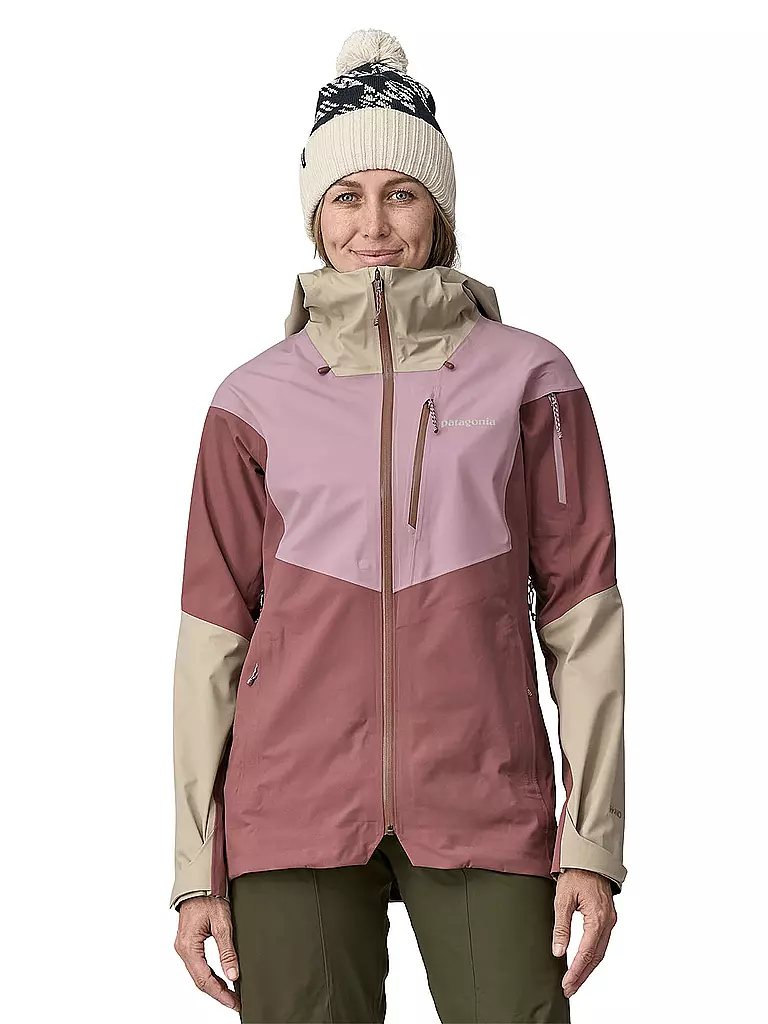 PATAGONIA | Chaqueta de esquí de travesía para mujer Snowdrifter 3L con capucha | Baya