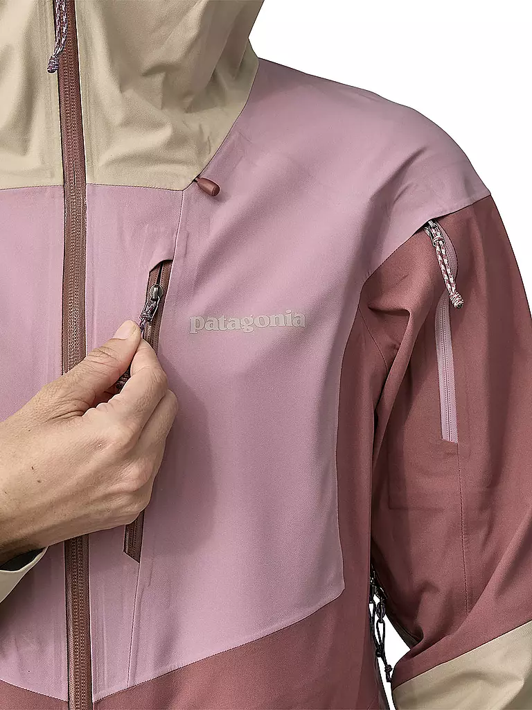 PATAGONIA | Chaqueta de esquí de travesía para mujer Snowdrifter 3L con capucha | Baya