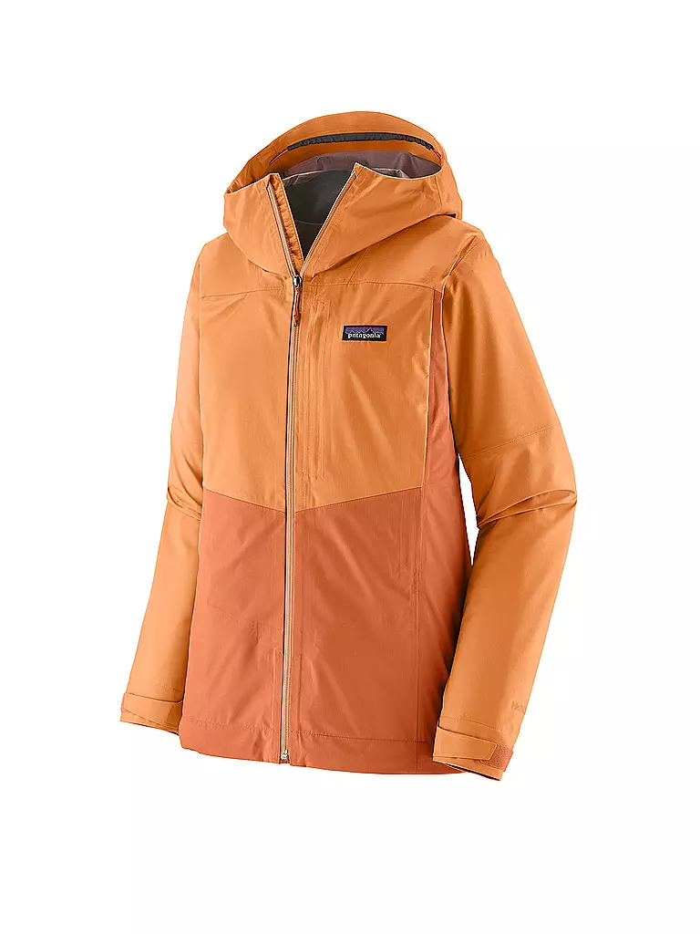 PATAGONIA | Chaqueta de senderismo para mujer Boulder Fork Rain Hoodie | Naranja