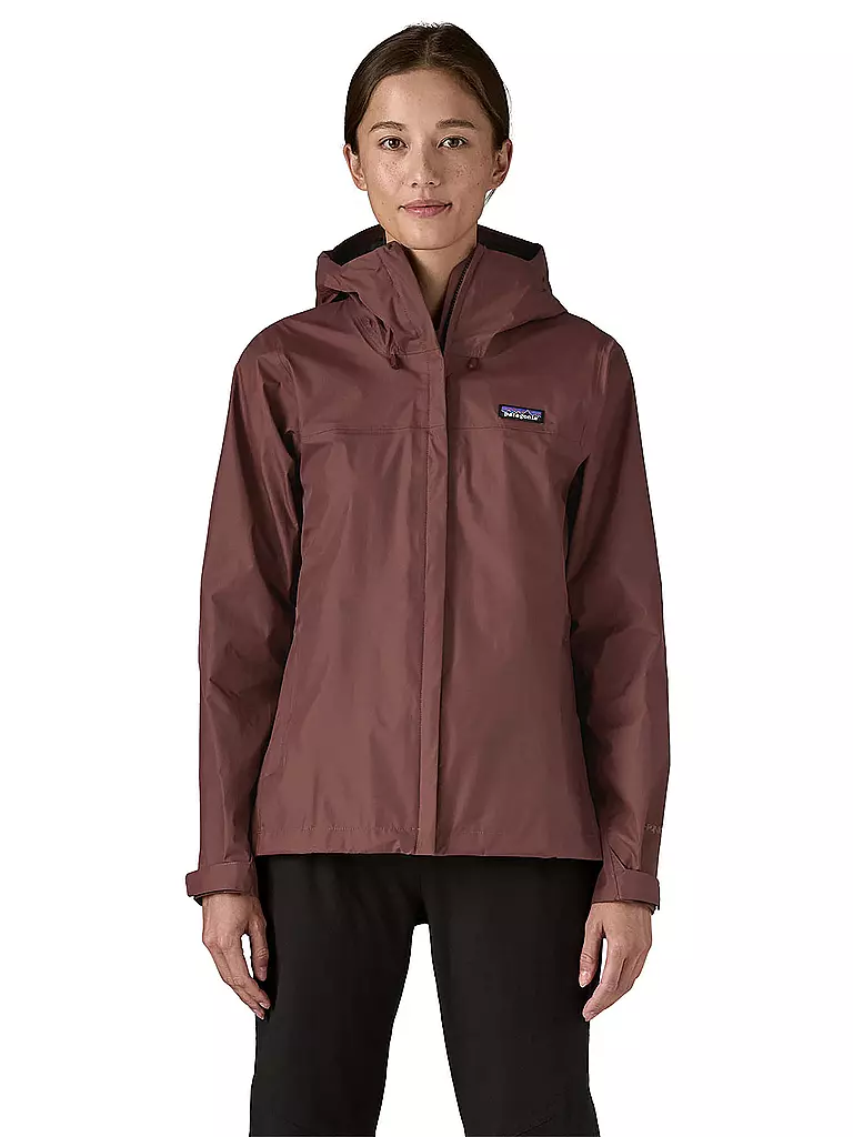 PATAGONIA | Chaqueta de senderismo para mujer Torrentshell 3L | Rojo oscuro