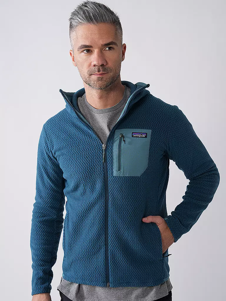 PATAGONIA | Chaqueta polar con cremallera completa R1® Air para hombre | Petróleo