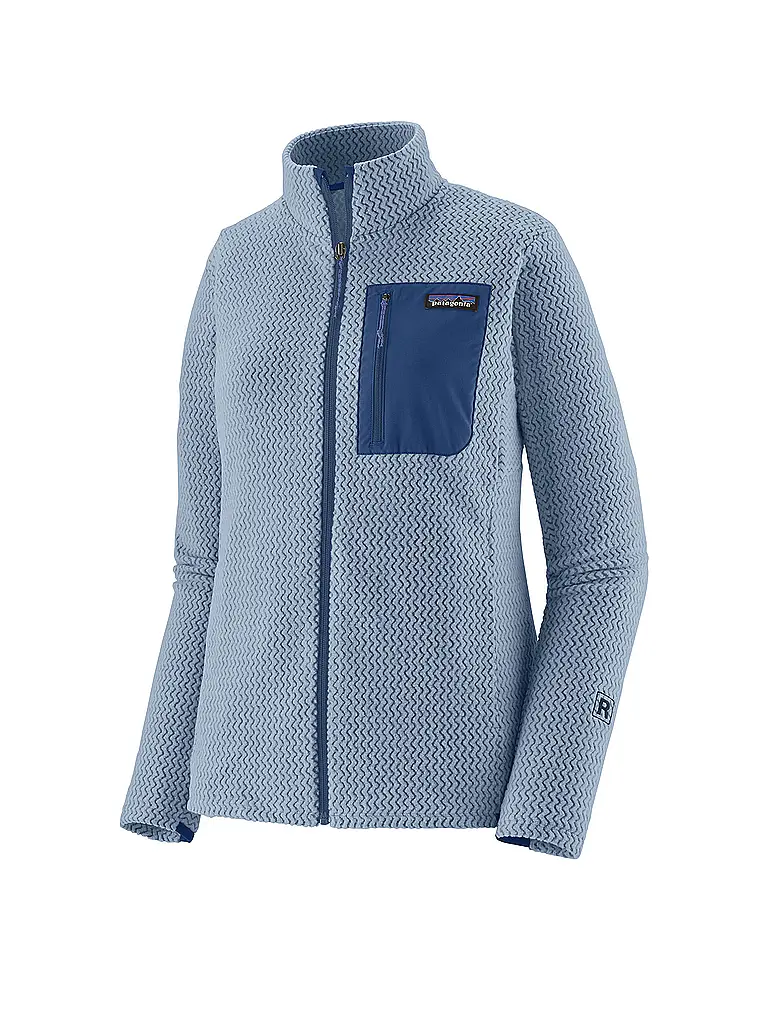 PATAGONIA | Chaqueta polar con cremallera completa R1® Air para mujer | Azul claro