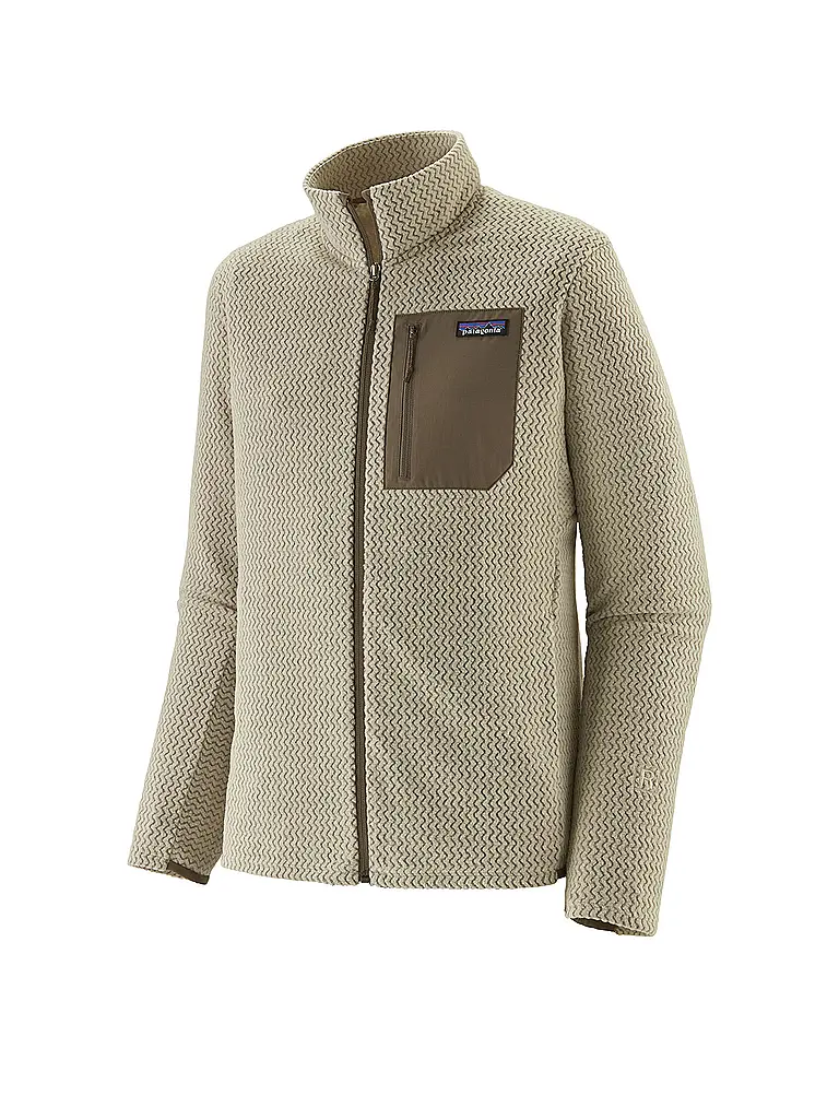 PATAGONIA | Chaqueta polar para hombre R1® Air con cremallera completa | Beige