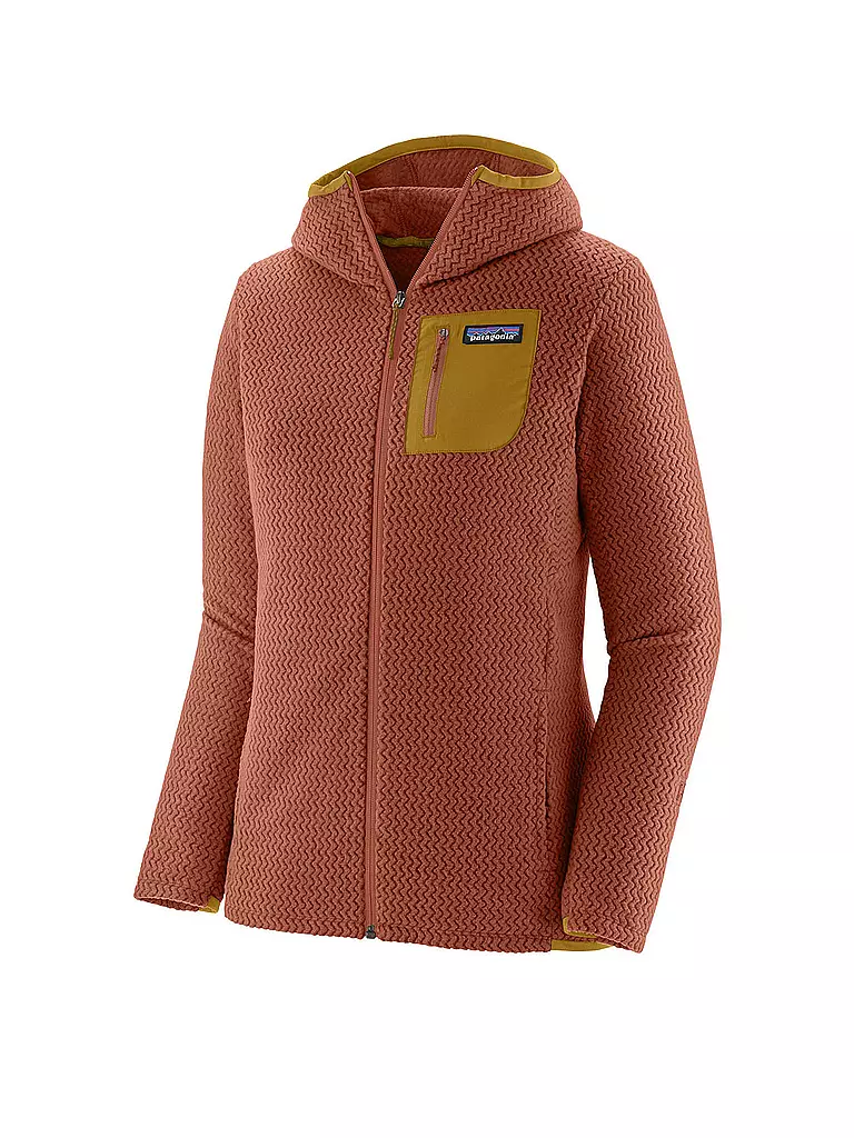 PATAGONIA | Damen Fleecejacke R1® Air Full-Zip Hoody | Cobre